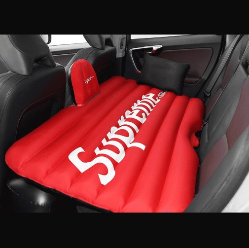 슈프림 차량용 에어매트 차박 캠핑용 뒷좌석 분리형 공기침대