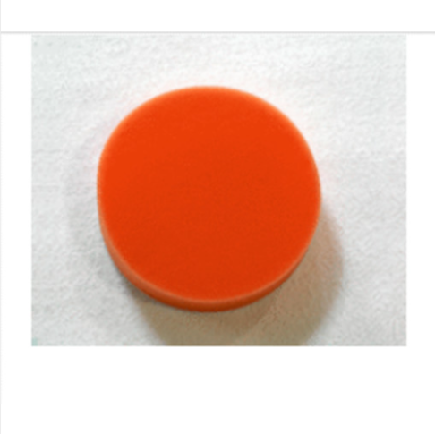 오토모듬 초벌패드 주황색 약 3인치 전체지름 약 8cm 두께 약 2.8cm