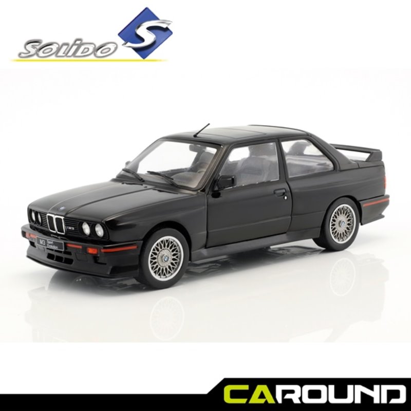 오토모듬 솔리도 1:18 BMW M3 (E30) 스포츠 에볼루션 (1990년형) - 블랙