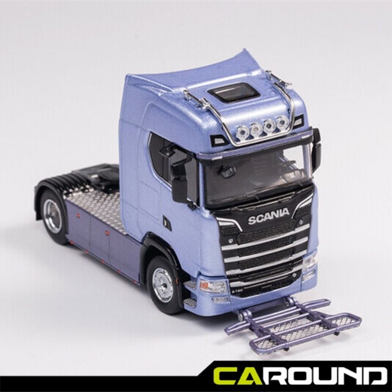 오토모듬 GCD 1:64 스카니아 S730 컨테이너 트랙커 트럭 - 블루 (105)
