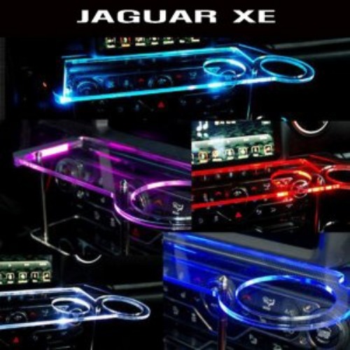 오토모듬 ArtX 재규어 XE 2016~2020 USB 5V LED 2단 차량용 무중력테이블 컵홀더 식탁 자동차 선반 핸드폰 거치대 수납용품