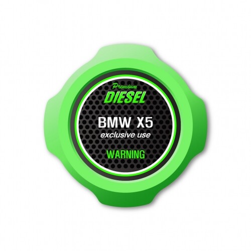 오토모듬 엠블럼 로고 UV 클리어 프린팅 혼유방지 주유구캡 BMW X5 디젤