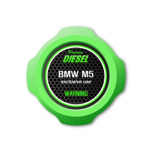 오토모듬 엠블럼 로고 UV 클리어 프린팅 혼유방지 주유구캡 BMW M5 디젤