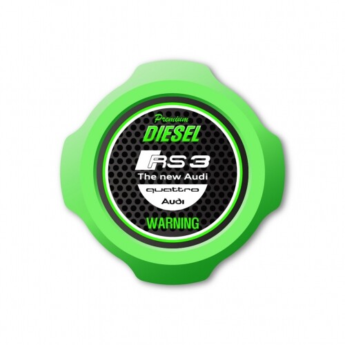 오토모듬 엠블럼 로고 UV 클리어 프린팅 혼유방지 주유구캡 아우디 RS3 디젤