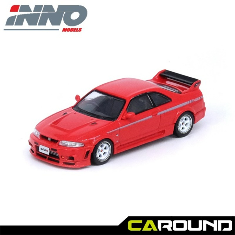 오토모듬 이노64 1:64 닛산 스카이라인 GT-R (R33) 니스모 400R - 슈퍼 클리어 레드 II