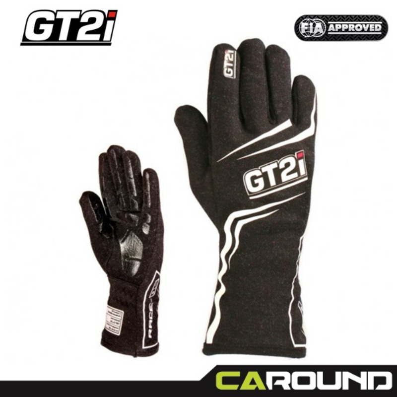 오토모듬 GT2i RACE 02 레이싱 글러브 - 블랙 (FIA 인증)