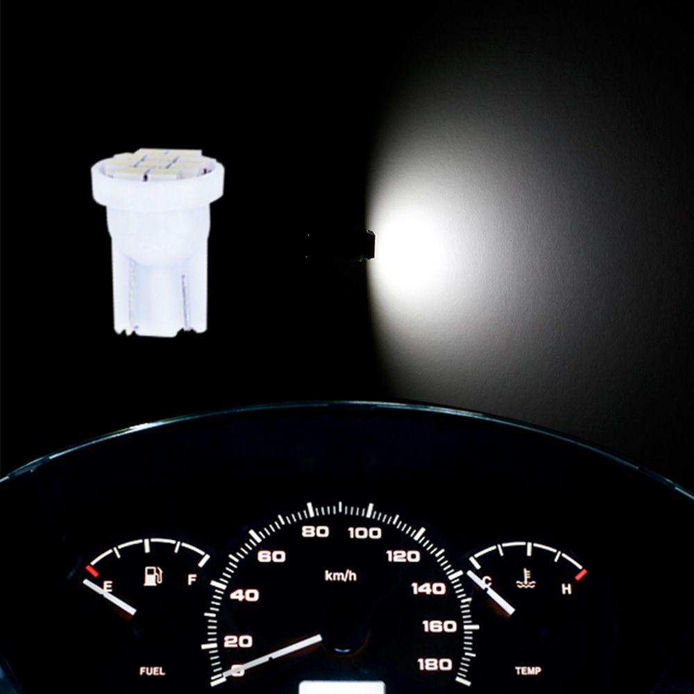 오토모듬 12V T10 LED계기판 전구 공조기등 LED
