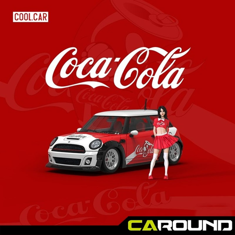 오토모듬 CoolCar 1:64 미니 쿠퍼 - 코카콜라/말보 (피규어 옵션)