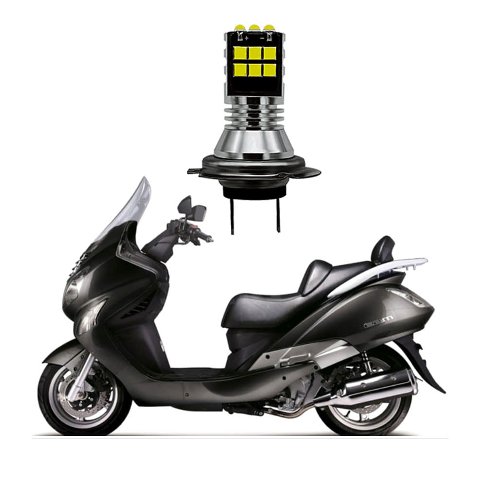 오토모듬 오토바이 효성 MS3 H7 15 LED전조등 라이트 전구 (개당판매)