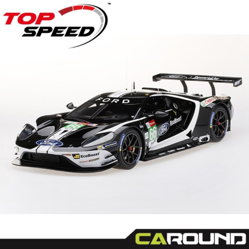 오토모듬 Top Speed 1:18 포드 GT 2019 르망24시 No.66 LM GTE-Pro Ford Chip Ganassi Team UK