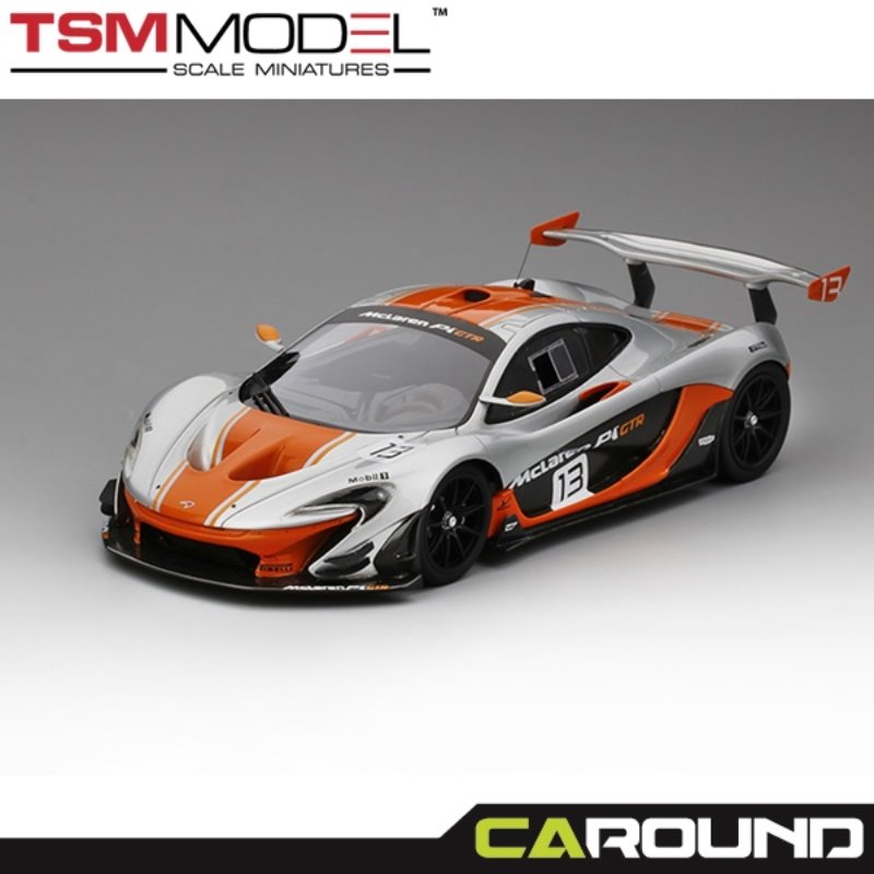 오토모듬 TSM Model 1:18 맥라렌 P1 GTR No.13 2015 실버/오렌지