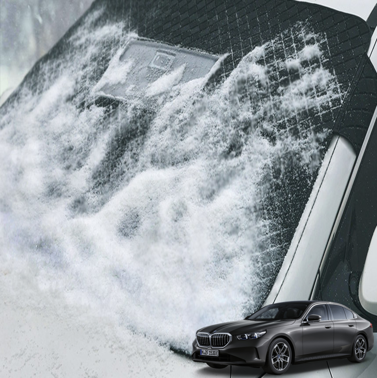 오토모듬 BMW 5시리즈 E60 F10 G30 본커버 맞춤형 원터치 양면형 앞유리 사계절 방수 앞창가리개 성에방지커버(풀커버/블랙박스 개방형)