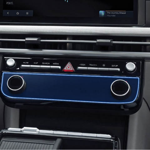 오토모듬 포원 더뉴 투싼 NX4 페이스리프트 전용 공조 컨트롤러 액정보호필름