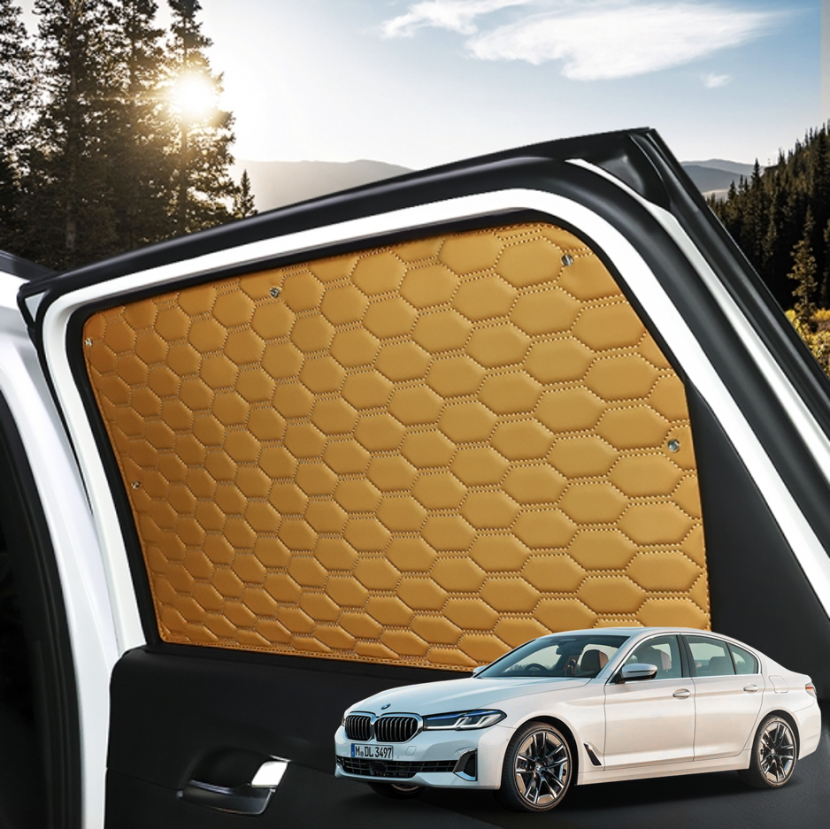 오토모듬 BMW 5시리즈 G30 본투로드 하이브 캠핑 맞춤형 차박 암막 커튼 자외선차단 사계절 가죽 차량 햇빛가리개