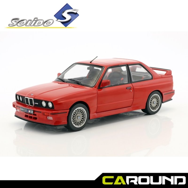 오토모듬 솔리도 1:18 BMW M3 (E30) (1986년형) - 레드