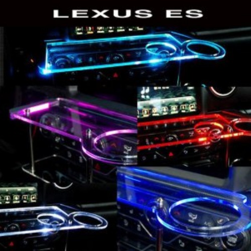 오토모듬 ArtX 렉서스 ES 2019~ USB 5V LED 2단 차량용 무중력테이블 컵홀더 식탁 자동차 선반 핸드폰 거치대 수납용품