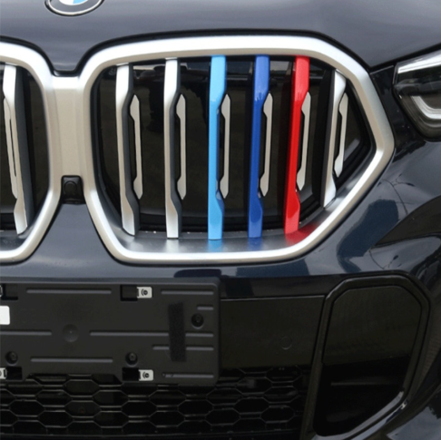 BMW G06 신형 X6 전용 M컬러 키드니그릴 클립 악세사리