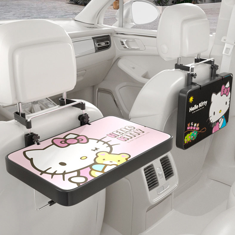 오토모듬 헬로키티 차량용 유아 노트북 테이블 하드 식탁
