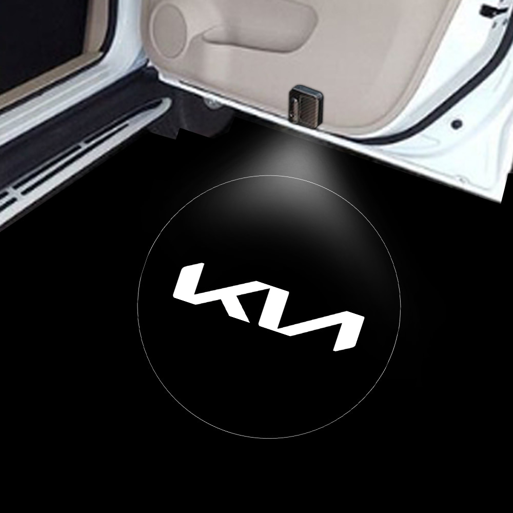 오토모듬 신형 기아 KIA LED 도어라이트 3세대 센서부착형 2개1세트 + (AAA 6개 건전지포함)