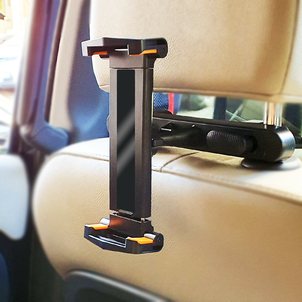 오토모듬 차량용 뒷자석 스마트폰 태블릿 헤드레스트 거치대 뒷좌석거치대 길이조절 가능 차량 자동차