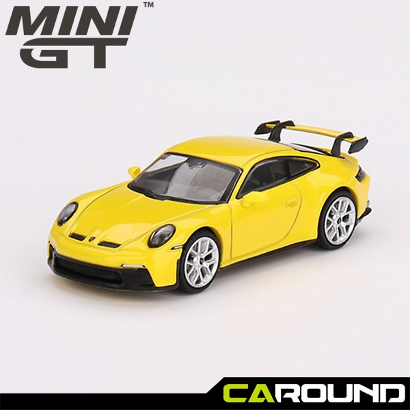 오토모듬 미니지티(565) 1:64 포르쉐 911 (992) GT3 - 레이싱 옐로우