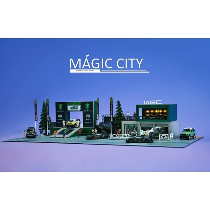오토모듬 Magic City 1:64 매직시티 랠리 도착점 및 쇼룸 - 몬스터 버전 (110070)
