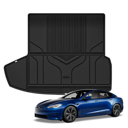 오토모듬 테슬라 모델S TPE 트렁크 매트 3W에코라이너 3D 카매트 2023.06~
