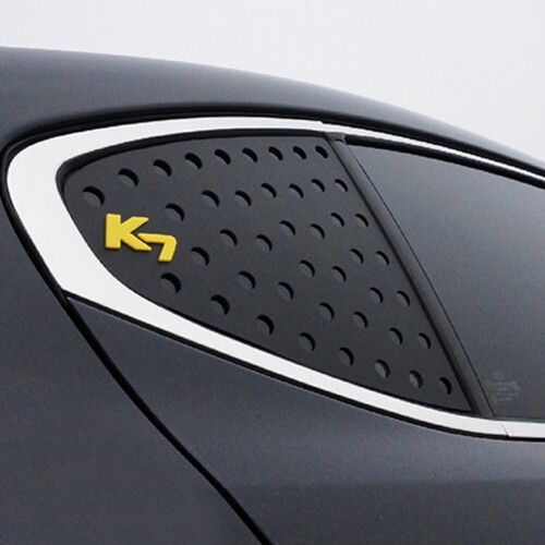 오토모듬 레터링 스포츠 플레이트 K7 구형(옐로우/레드)