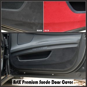 ArtX BMW X1 2세대 스웨이드 도어커버/킥가드