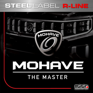 미니에프 MFSL130 - MOHAVE MASTER R-LINE STEEL LABEL/ 주차번호판