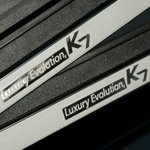 ArtX K7 메탈스킨 번호판플레이트(골드/실버)