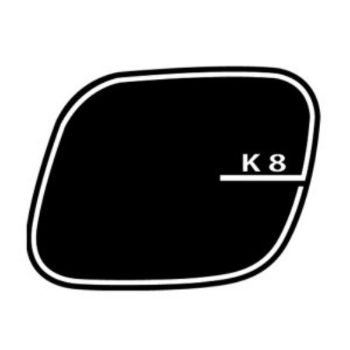오토모듬 K8 3D 5D카본 악어스킨 주유구커버 데칼스티커