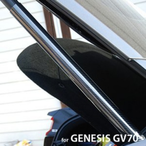 오토모듬 제네시스 GV70 트렁크쇼바 3D 5D카본 악어스킨 데칼스티커