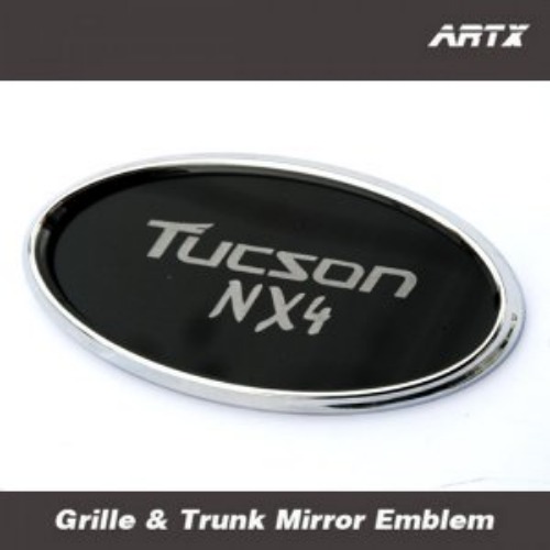 ArtX 투싼 NX4 세대 순정교체형 트렁크 미러 엠블럼(엠블렘)