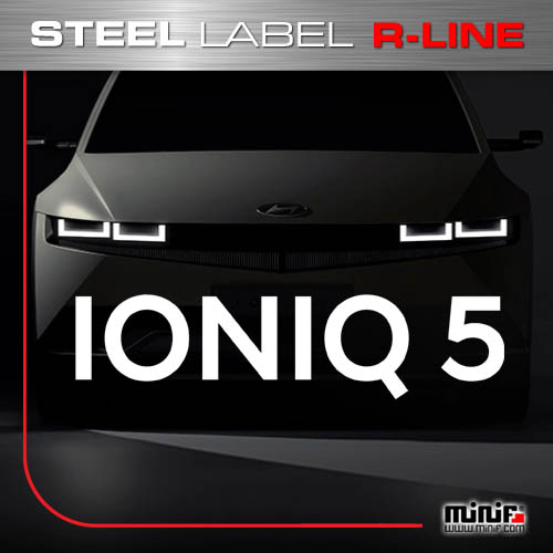 미니에프 MFSL143 - IONIQ 5 R-LINE STEEL LABEL /주차알림판