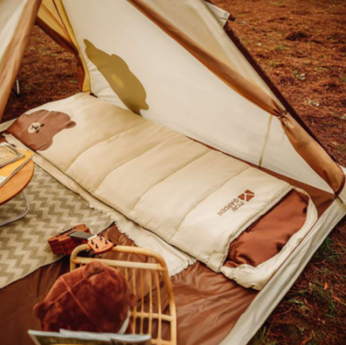 라인프렌즈 캠핑용 차박용 사계절 침낭