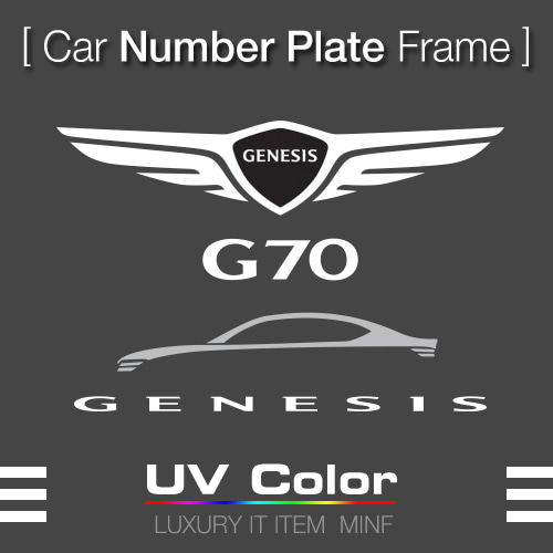 미니에프 MUNP16 - G70 Number Plate Frame 무타공 번호판 가드