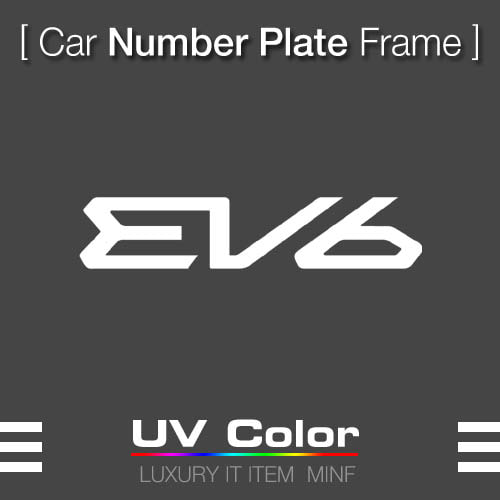 미니에프 MUNP11 - EV6 Number Plate Frame 무타공 번호판 가드 EV6