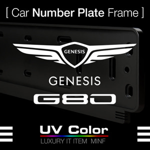 미니에프 MSNP54 - 2020 G80 Number Plate Frame / 번호판가드