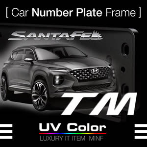 미니에프 MSNP39 - SANTAFE TM Number Plate Frame / 번호판가드