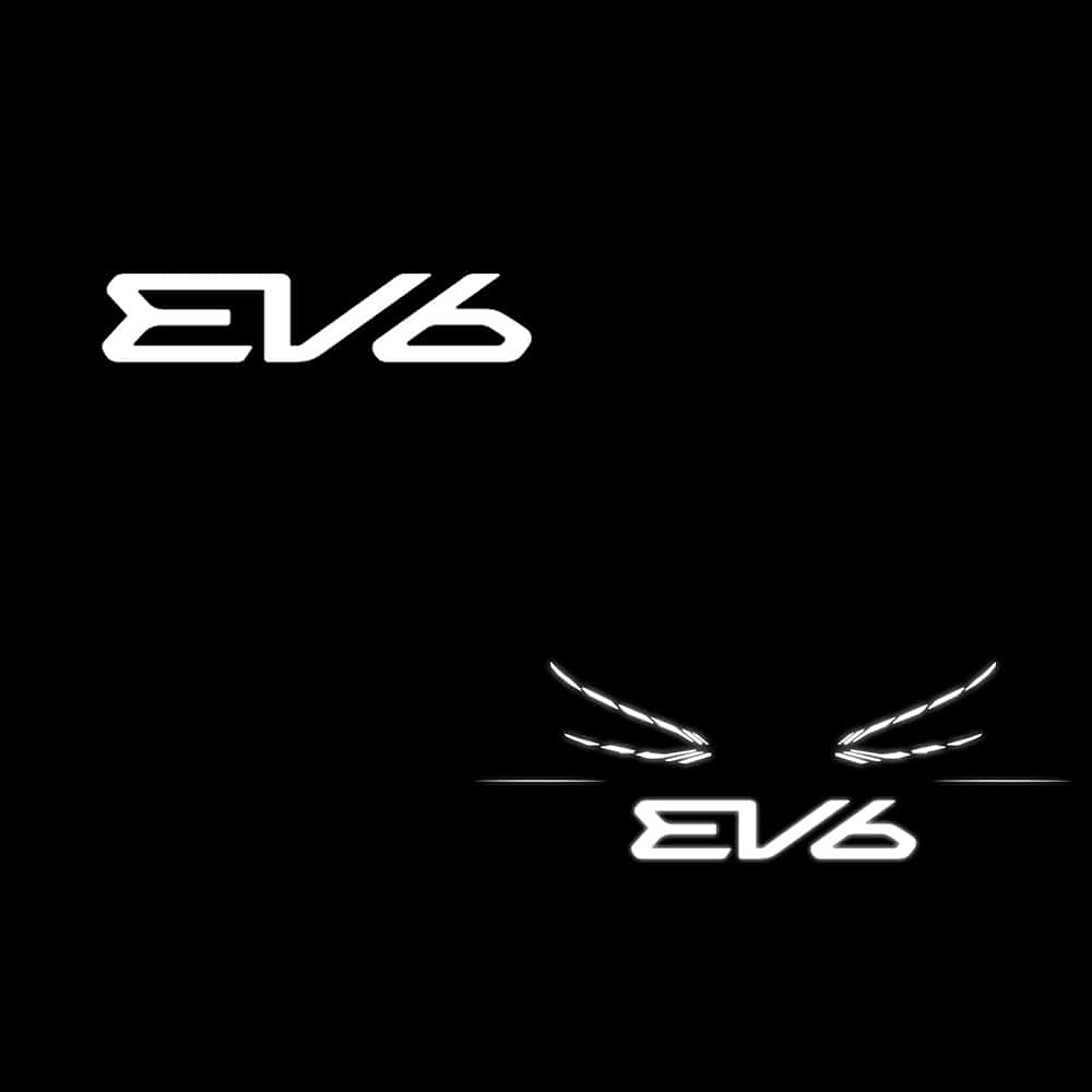 오토모듬 기아 EV6 LED 도어라이트/2개1세트