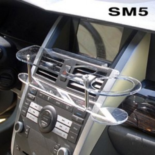 오토모듬 ArtX SM5 임프레션 센터 클리어 2단 차량용 무중력테이블 컵홀더 스마트폰 핸드폰 거치대