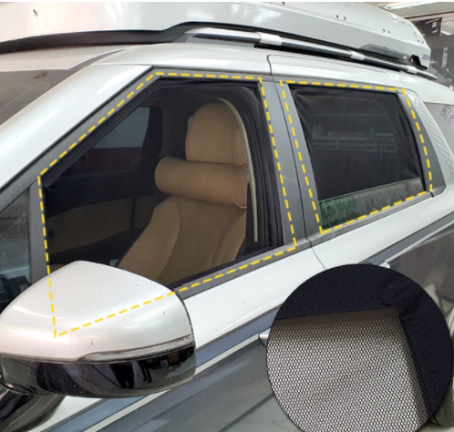 오토모듬 레이 더뉴레이 차량용 프리미엄 맞춤형 캠핑 차박용 모기장 창문형 1열 2열 가능(특허제품)