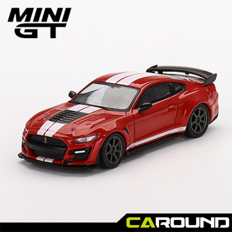 오토모듬 미니지티(389) 1:64 포드 머스탱 쉘비 GT500 SE 와이드 바디 - 포드 레이스 레드