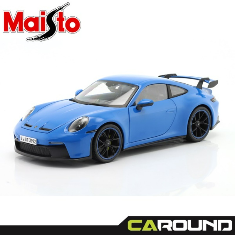 오토모듬 마이스토 1:18 포르쉐 911 (992) GT3 - 샤크 블루