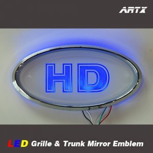 오토모듬 ArtX 아반테HD 순정교체형 LED 미러 엠블럼 NO.100(그릴/트렁크엠블렘