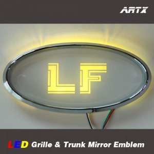 오토모듬 ArtX LF쏘나타 순정교체형 LED 미러 엠블럼 NO.99(그릴/트렁크엠블렘)