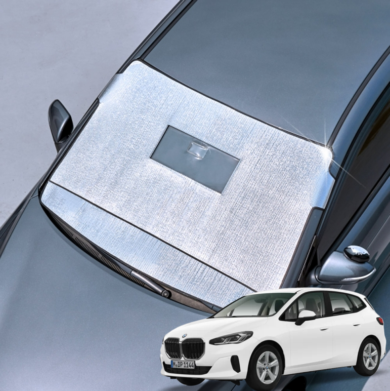 오토모듬 BMW 2시리즈 액티브투어러 F45 원터치 완전방수 사계절 앞유리 양면 와이퍼 보호 앞창가리개 자외선차단 햇빛가리개 성에방지