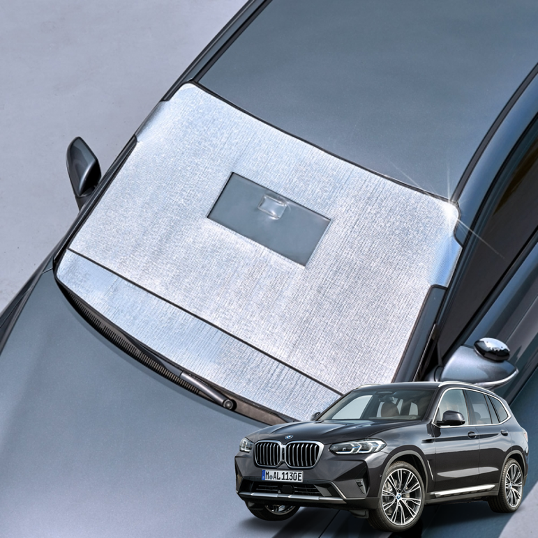 오토모듬 BMW X3 F25 G01 원터치 완전방수 사계절 앞유리 양면 와이퍼 보호 앞창가리개 자외선차단 햇빛가리개 성에방지